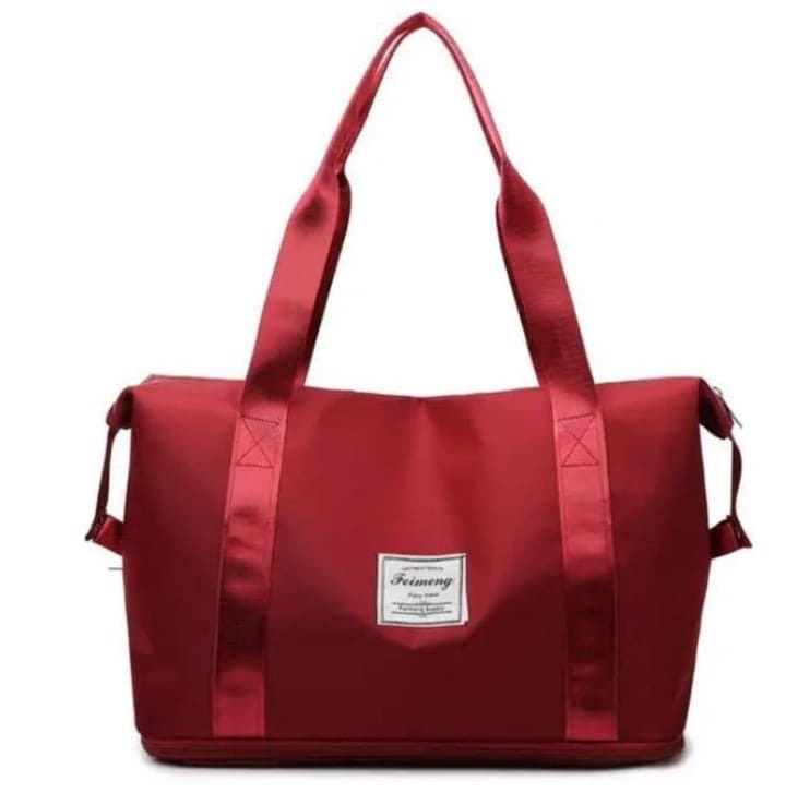 Travel Hand Bag, Nylon Waterproof Fitness Clothing Shoulder Bag, Large Capacity Folding Travel Bag, Luggage Bag For Moving House Business Trip Travel Travel Hand Bag, Nylon Waterproof Fitness Clothing Shoulder Bag, Large Capacity Folding Travel Bag, Luggage Bag For Moving House Business Trip Travel